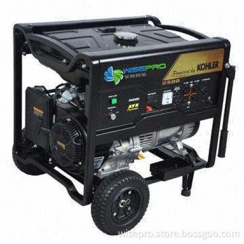 5/5.5kVA Portable Gasoline Generator for Kohler Engine Optional, New Type, Hot Sell